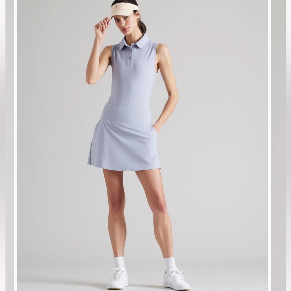 Rhone Womens’ Course to Court Sleeveless Polo Top - Blue